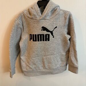 4/30$ PUMA Kids Light Gray Hoodie 4 years